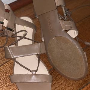Nine West Gladiator sandals.